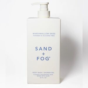 Sand + Fog Marshmallow Skies Body Wash- fruity gourmand, viral scent, 32oz.